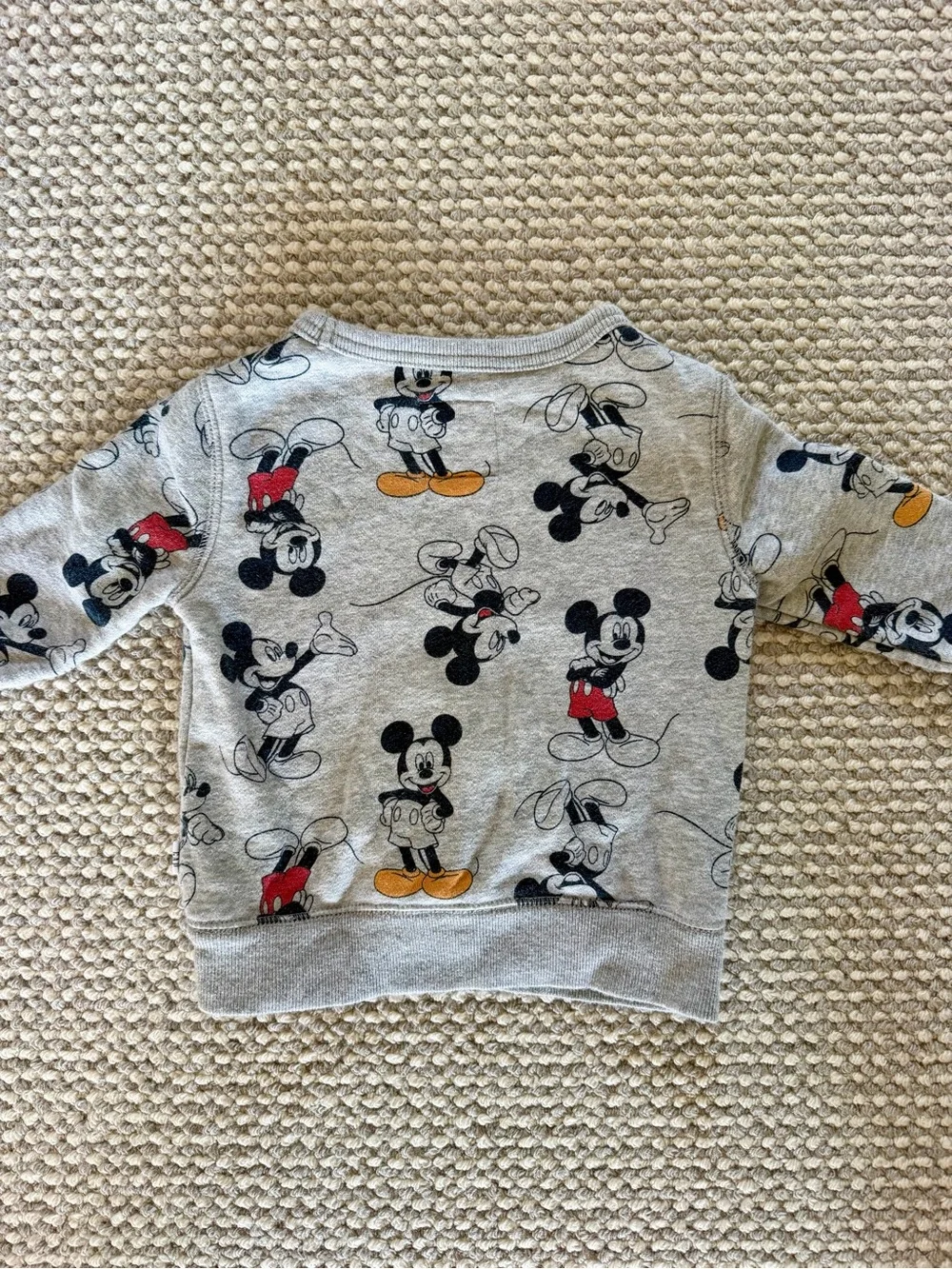Baby Gap Mickey Mouse Lined Jogger Set | 12–18 Months